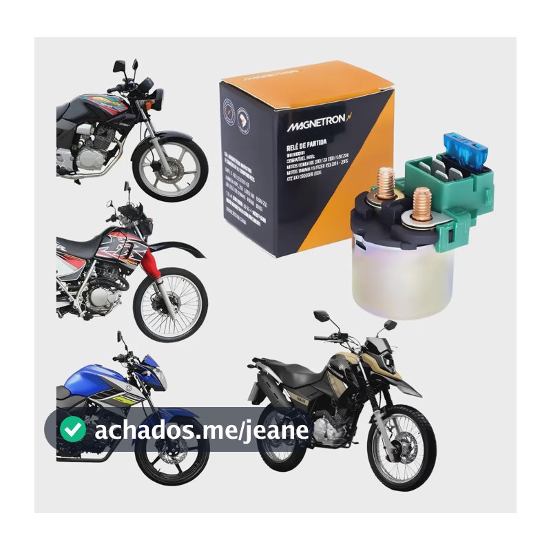 Rele Partida Fazer 150 Crosser Factor 125 Nx200 Cbx200 Xr200