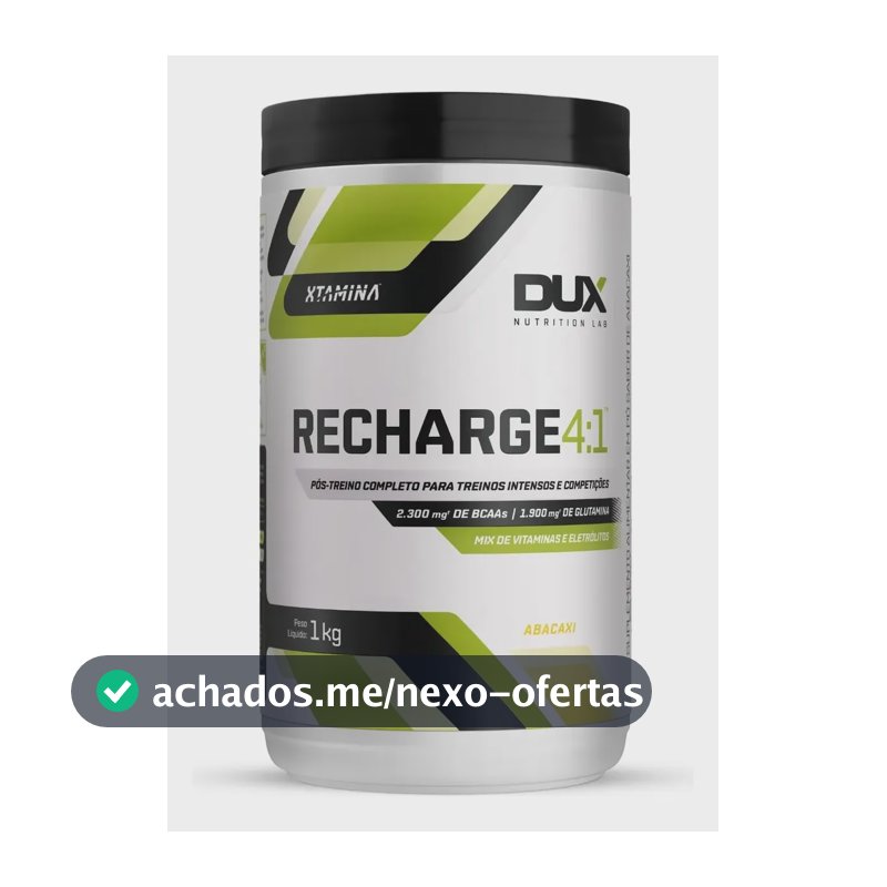 Pós Treino Dux Recharge 4:1 Recovery R4 1kg - Dux Nutrition Abacaxi