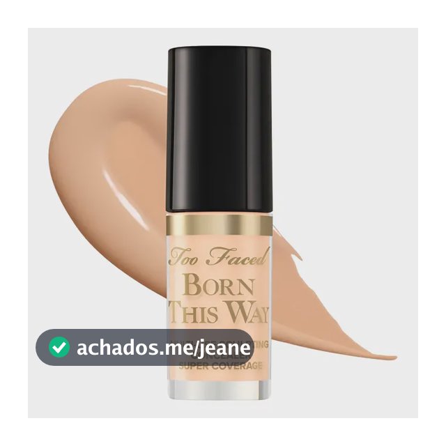 Mini Corretivo Too Faced Born This Way Supercoverage Tom Almond