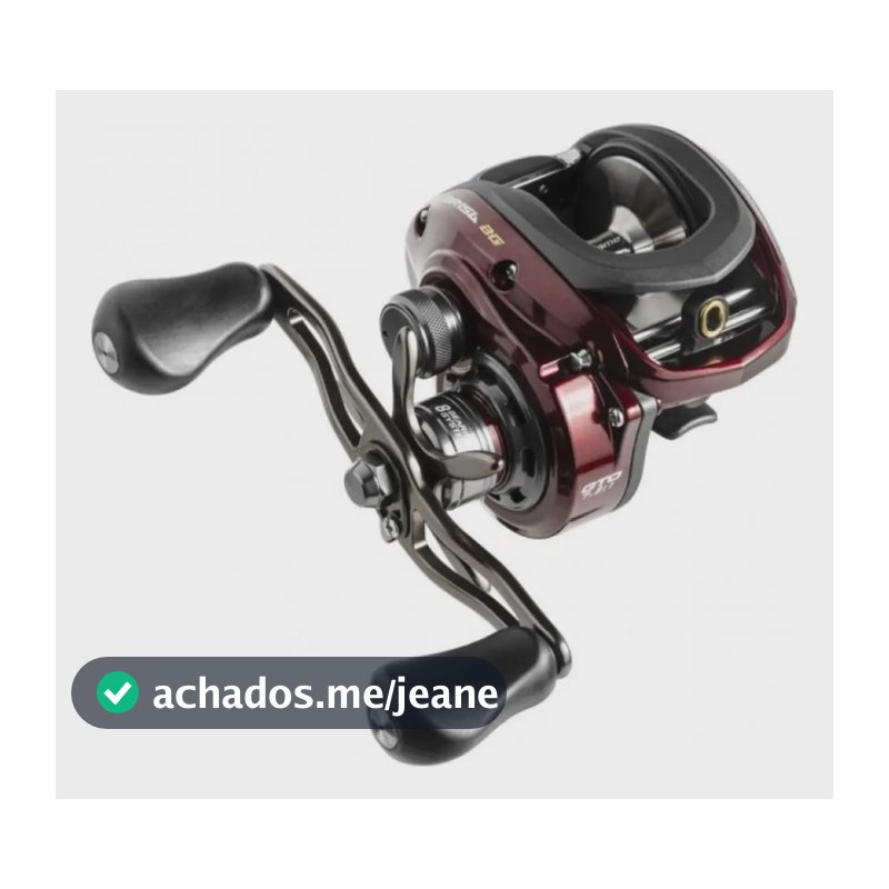 Carretilha Marine Sports Brisa BG DBS 9kg Drag Lado Esquerdo Borgonha