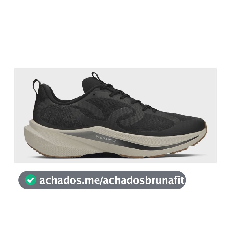 Tênis De Corrida Masculino Corre Vento 3 Olympikus Pto/ch Liso 35 Br