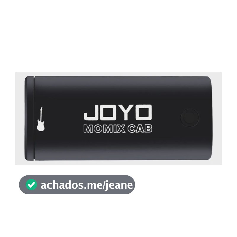 Interface de Áudio Joyo MOMIX CAB Celular/PC Preto p/ Gravação e Streaming