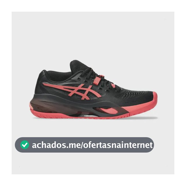 Tênis Asics Gel Resolution X Feminino Preto E Rosa All Court