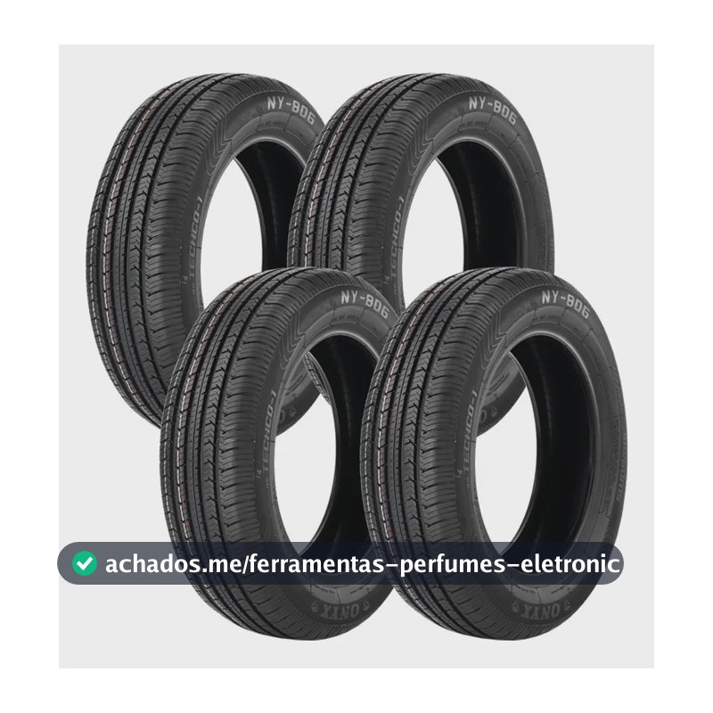 Jogo 4 Pneus Onyx Aro 14 Ny-806 165/60r14 75h H