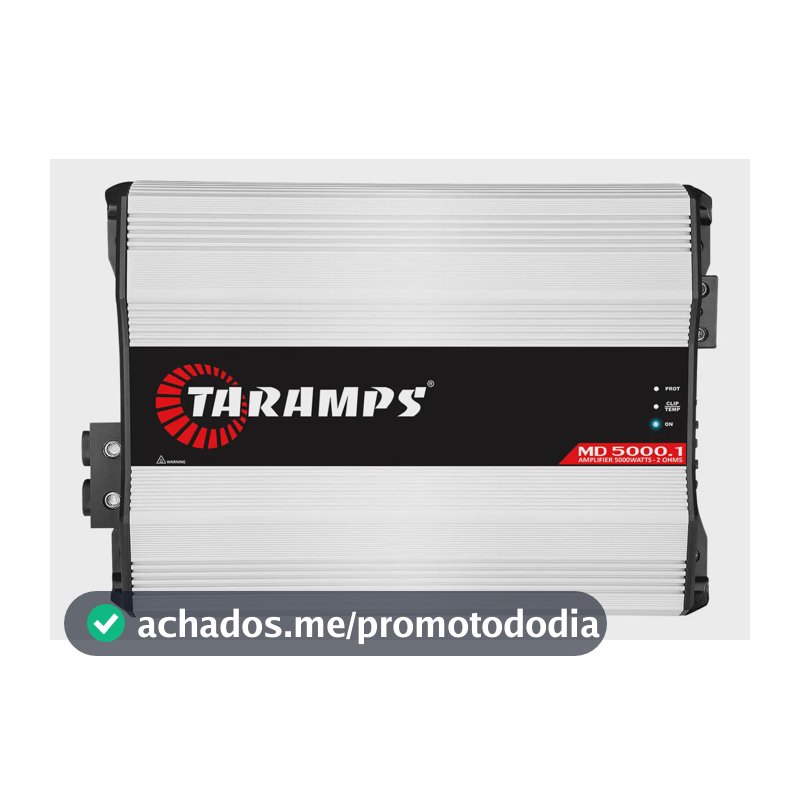 Modulo Taramps Md 5000 2 Ohms Amplificador 5000w Digital Branco
