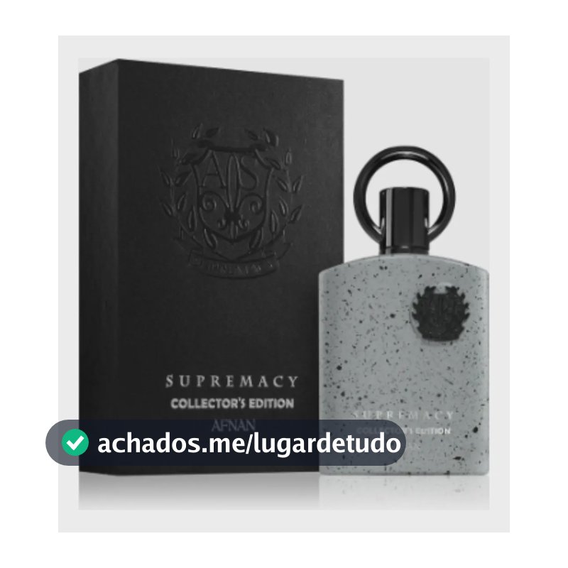 Supremacy Collector's Edition Afnan Perfume Árabe Eau De Parfum 100ml Masculino