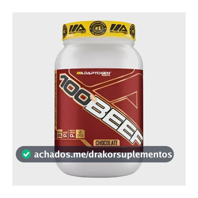 100% Beef Protein 900g Livre De Lactose Adaptogen