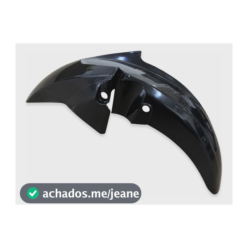 Paralama Preto Injetado Titan Fan Start  150 160 2014 A 2024 Dianteiro