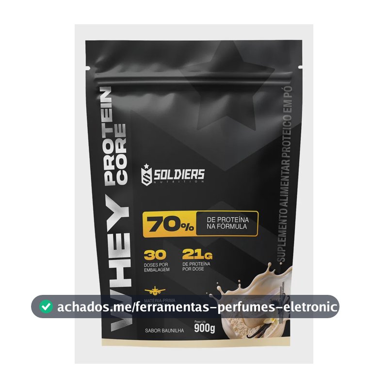 Whey protein Soldiers Nutrition em pó sabor Baunilha x 900g
