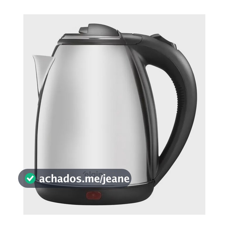 Chaleira Elétrica Inox Elgin Em Inox 1,8 Litros Inox Prata