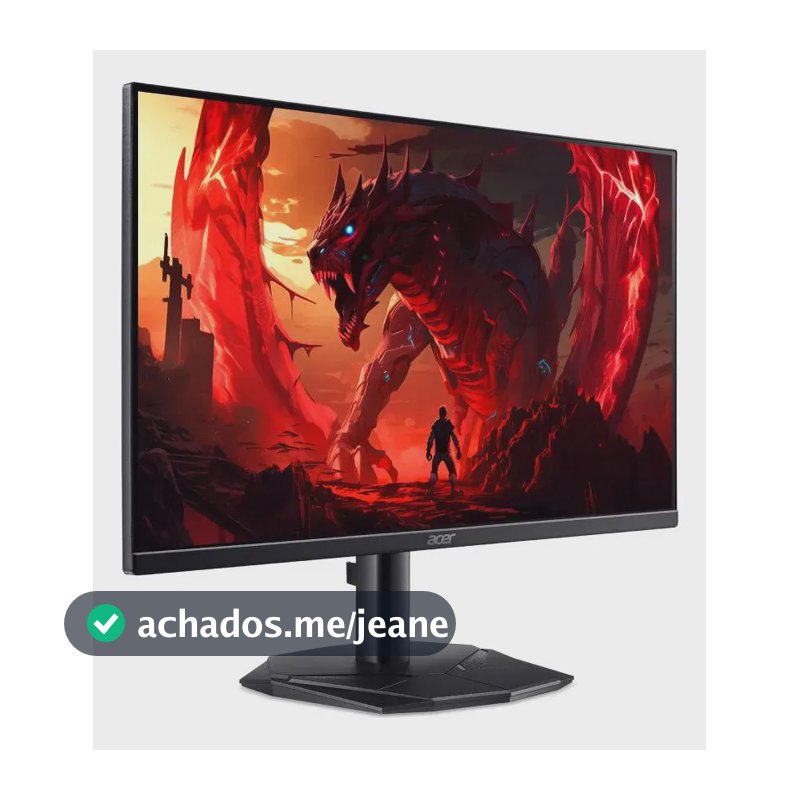 Acer Nitro Kg270 P0bi 27  Preto Full Hd 144hz Preto 127/220v