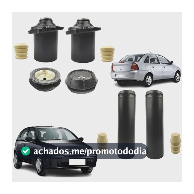 Kit Coxim Amortecedor Corsa 2002-2012 Dianteiro E Traseiro Ano E Carro Olhar Descrição