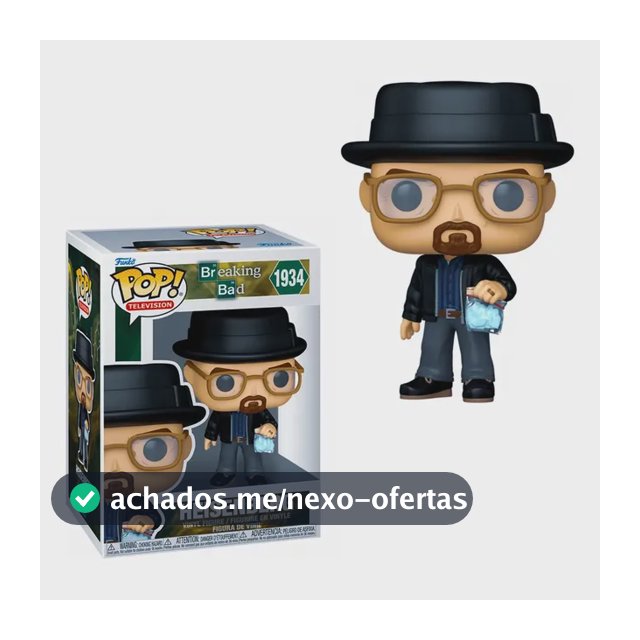 Funko Pop TV: Breaking Bad - Heisenberg com chapéu