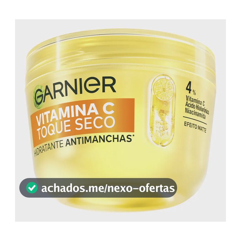 Garnier Hidratante Vitamina C Toque Seco 85g Todo Tipo De Pele Dia/noite
