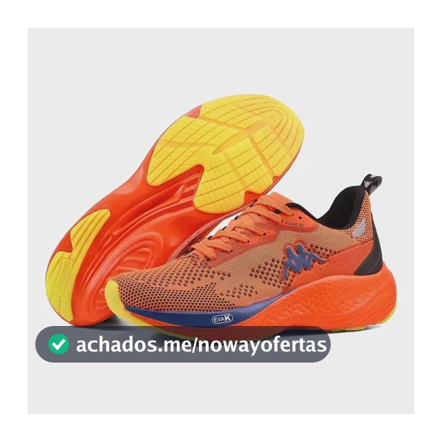 Tênis Kappa Pulse Rx Unissex Corrida Conforto