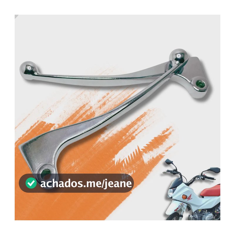 Par De Manete Cromada Pop 110i 2019 2020 2021 2022 2023 2024