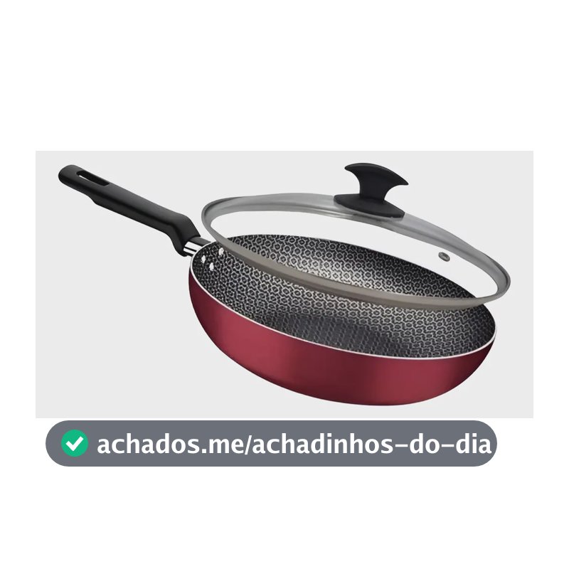 Frigideira Grande Tramontina Wok 28cm Teflon Com Tampa