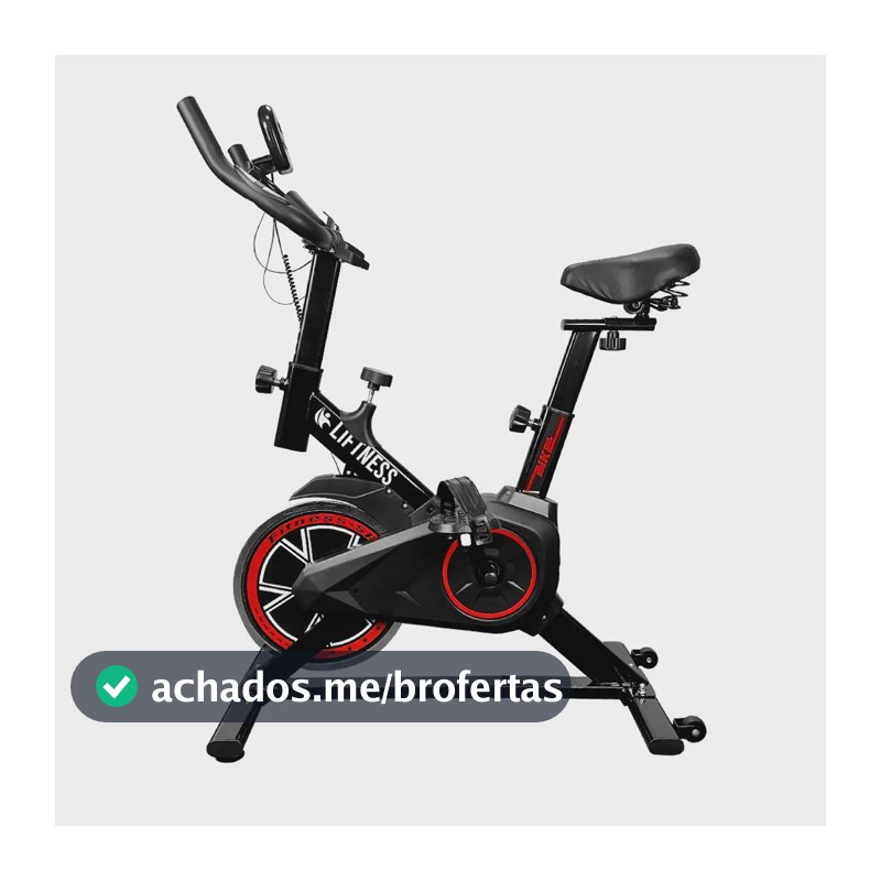 Bicicleta Ergometrica Spinning Liftness Profissional Para Cardio Fitness Musculação Atividade Física Inercia
