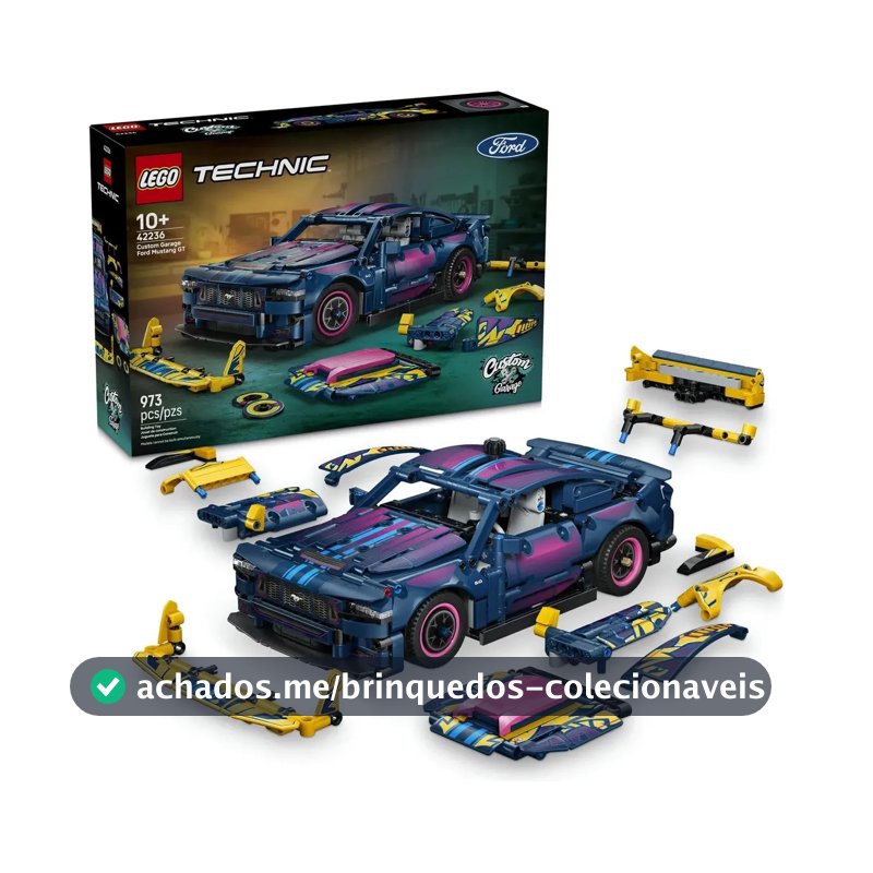 LEGO Technic Garagem Personalizada Carro Ford Mustang 42236