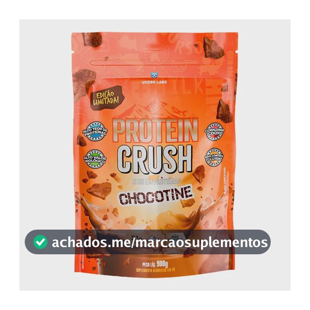 Protein Crush 900g Under Labz 100% Whey Protein Coenzima Q10