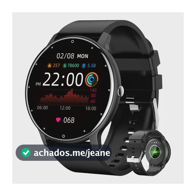 Relógio Inteligente Homens Esporte Smartwatch Impermeável