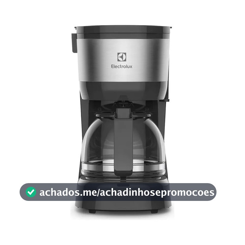 Cafeteira elétrica Electrolux inox filtro permanente removivel corta pingos capacidade 600ml 15 xicaras função manter aquecido sistema ECM10