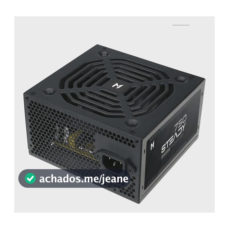 Fonte MACH1 Steady 750W 80 Plus Bronze PFC Ativo - 750Steady