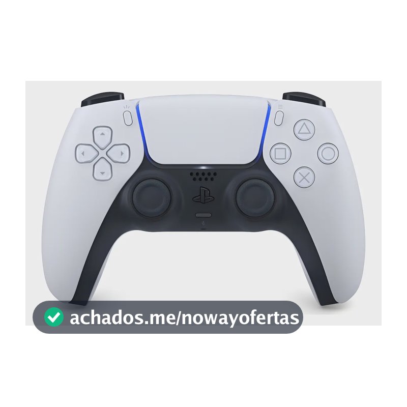Controle Sony Dualsense Sem Fio White Ps5 Branco
