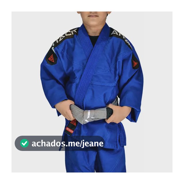 Kimono Infantil Jiu-jitsu E Judô + Faixa Branca Grátis