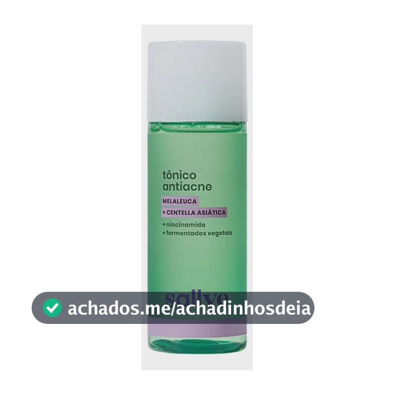 Tônico Antiacne Melaleuca E Centella Asiática 120ml Sallve Todo Tipo De Pele Dia/noite