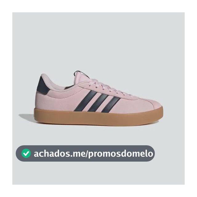 Tênis Feminino Vl Court 3.0 adidas Clpink/legink/gum3 Liso 35 Br