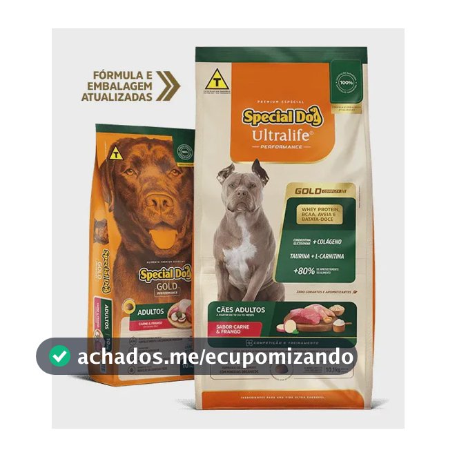 Ração Special Dog Gold Premium Adultos Carne E Frango 15kgs