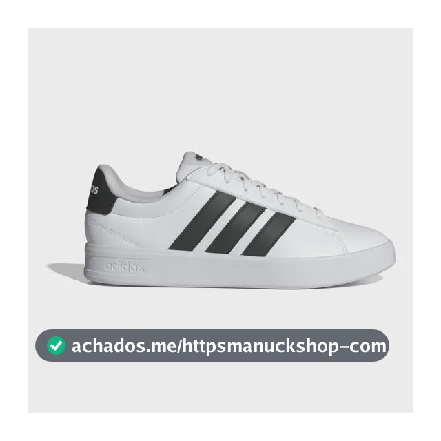 Tênis Masculino Grand Court 3.0 adidas Ftwwht/cblack/ftwwht Liso 41 Br