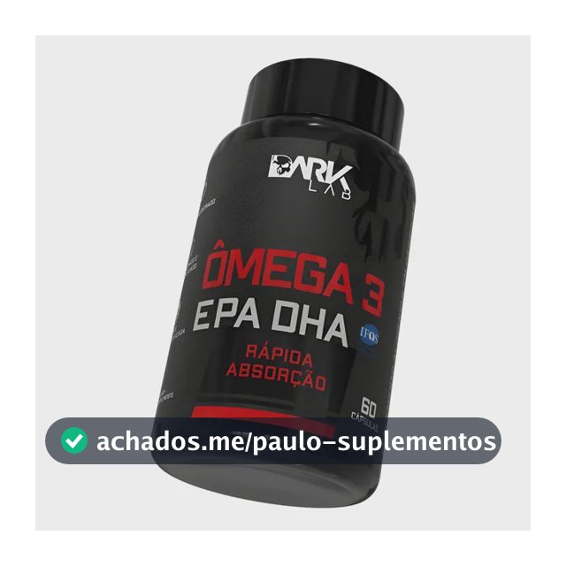 Ômega 3 Epa Dha 60 Cápsulas Dark Lab