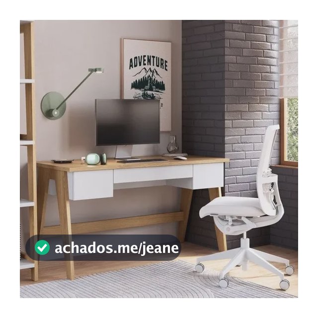 Escrivaninha Mesa Escritório 26106 Trend 3 Gavetas 150cm