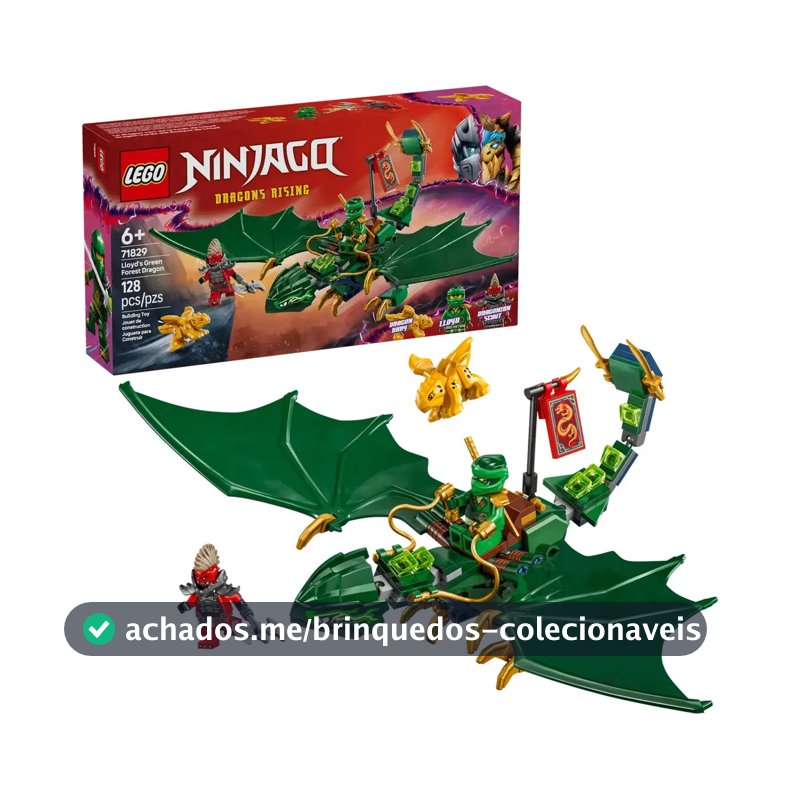 LEGO Ninjago - Dragão da Floresta Verde do Lloyd - 128 Peças - 71829