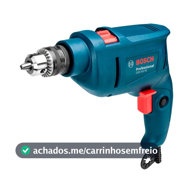 Furadeira de Impacto GSB 450 RE 450W 3/8POL Bosch