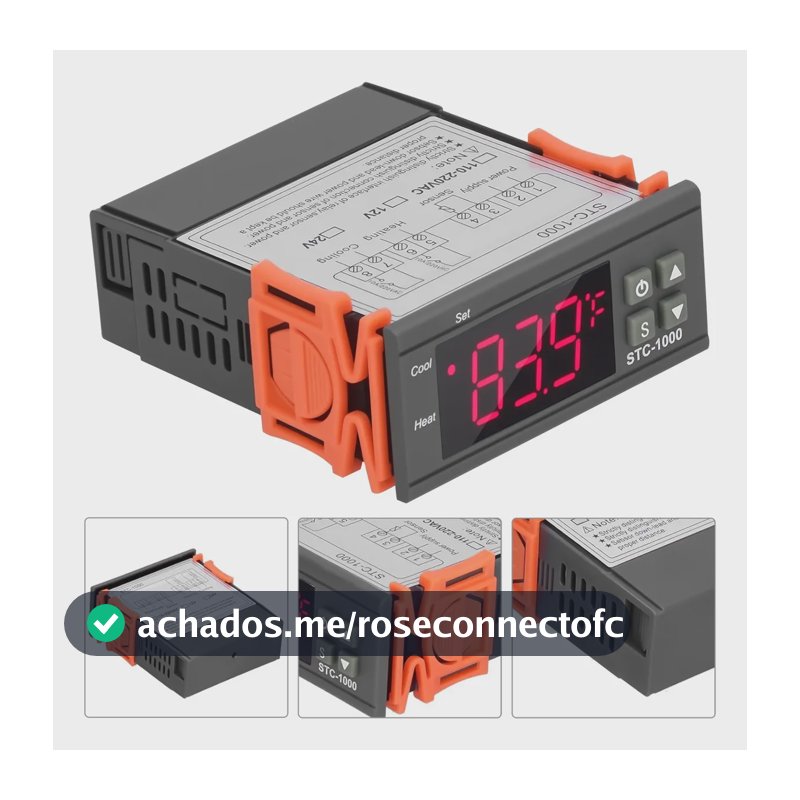 Termostato Digital Stc-1000 Controlador Temperatura 12v 127/220v