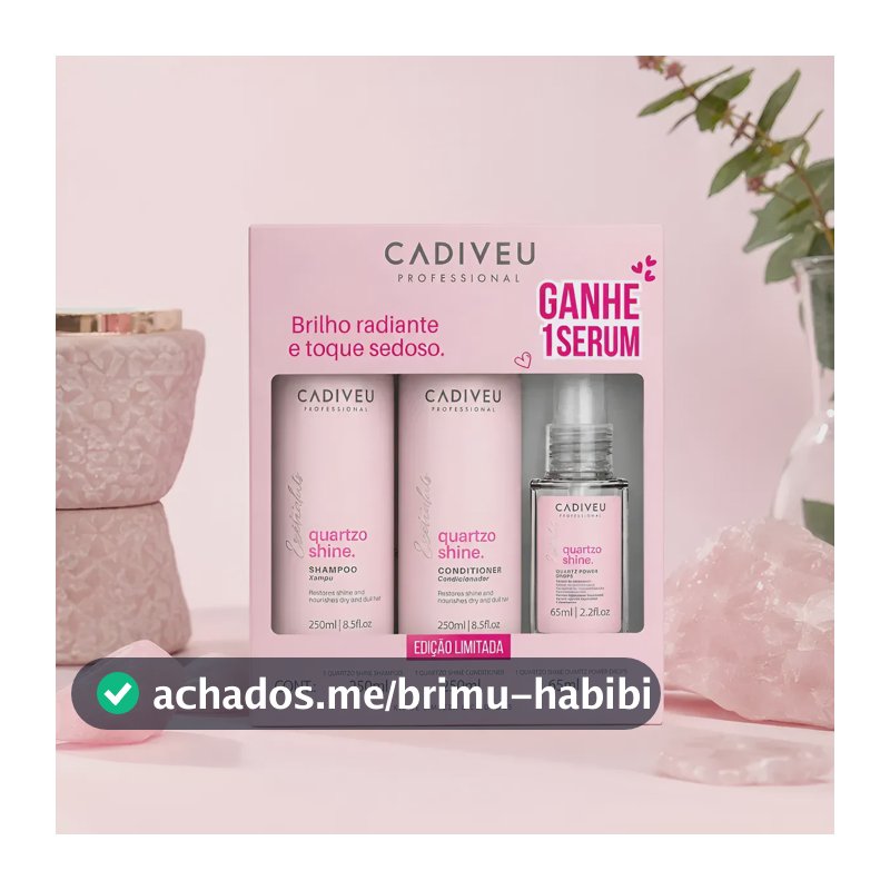 Cadiveu Professional Kit Quartzo Shine (3 Produtos)