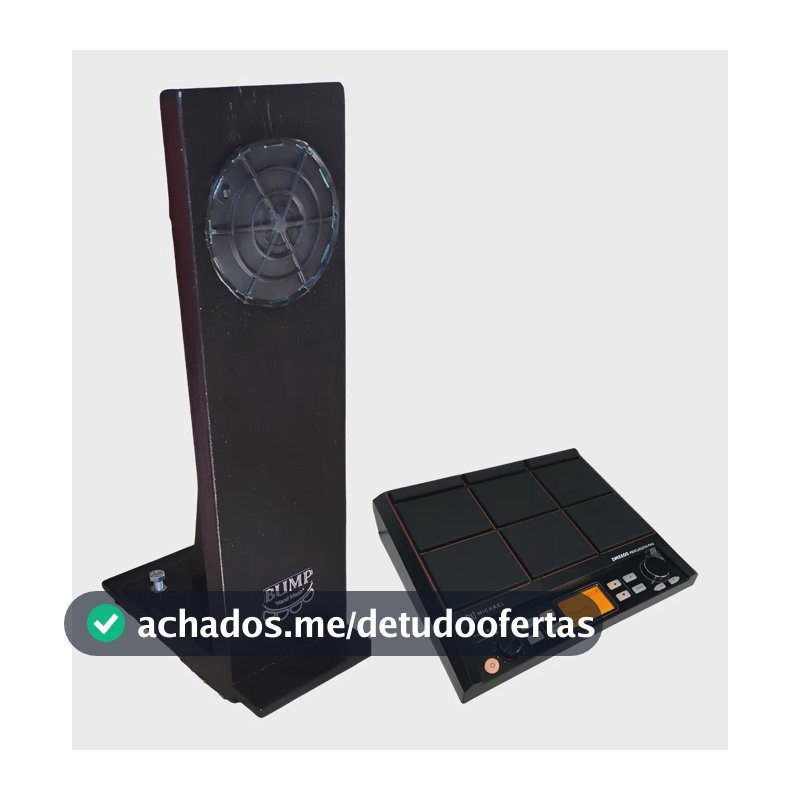 Pad Bumbo Para Bateria Michael Dmx 600! Luthier! Garantia!!! Preto