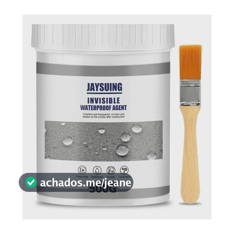 Selante Impermeável Anti Sela Vazam Jaysuing 500g Pincel Branco