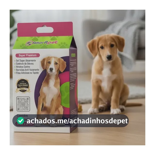Tapete Higiênico 80x60 Super Premium Cachorro 30 Unidades Branco