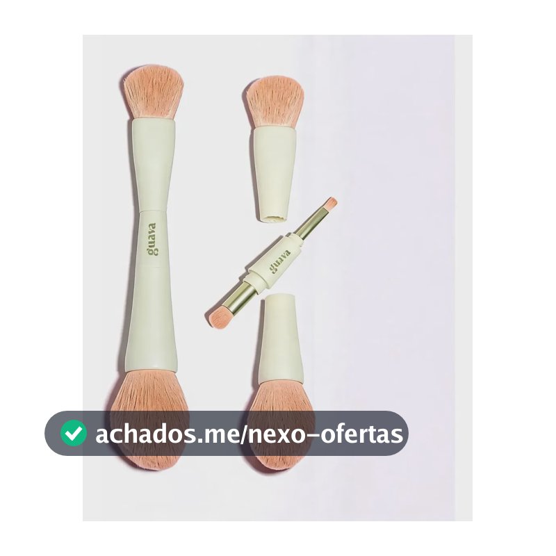 Pincel Multifuncional 4 Em 1 Multiuso Guava Verde