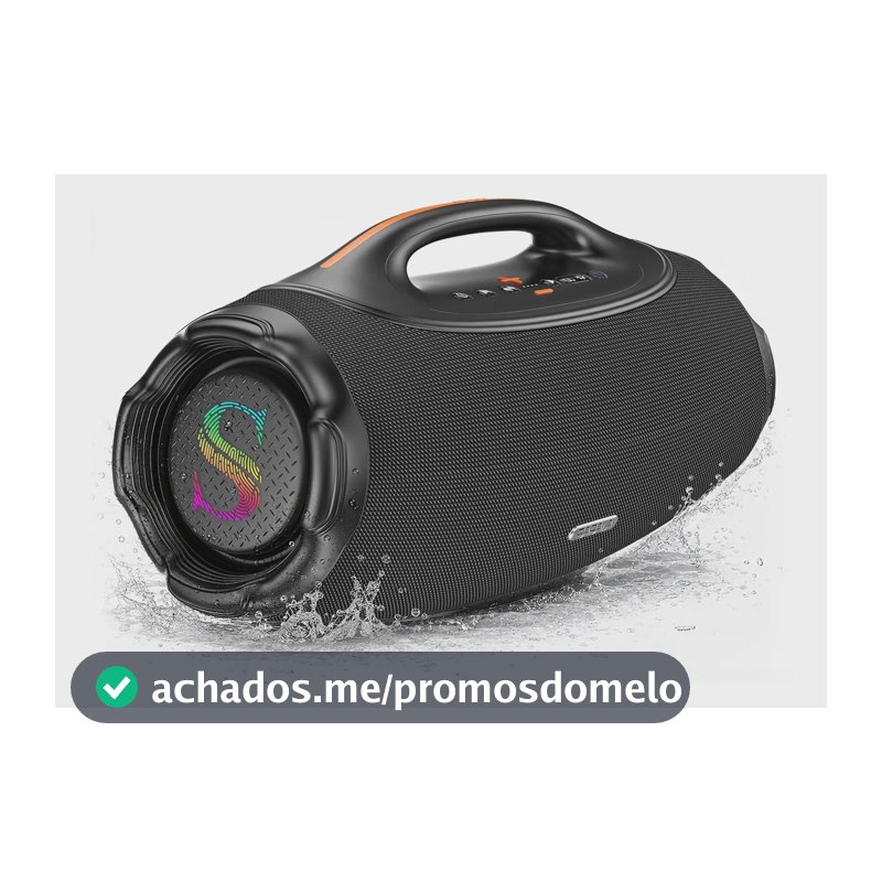 Caixa De Som Sabala Dr-500-wl4 500w 81000mah  Bluetooth V6.0 Preto 127/220v