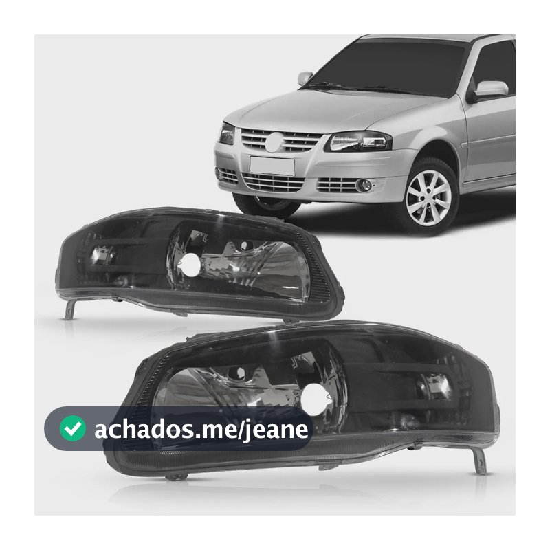 Par Farol Gol G4 05 06 07 08 09 10 11 12 13 14 Máscara Negra