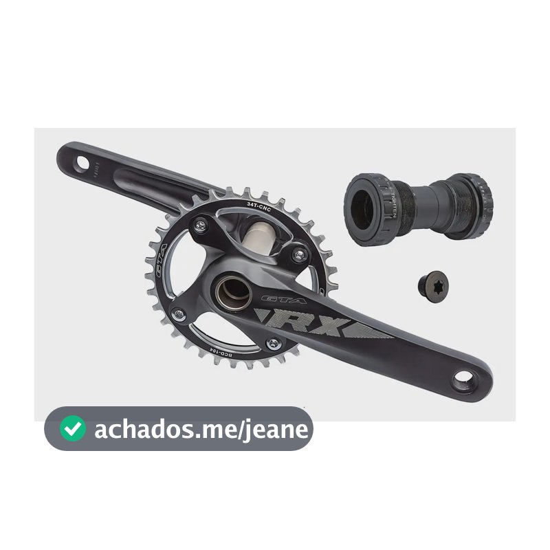 Pedivela Single Gta Hollowtech Integrado Narrow Wide Rx Bike
