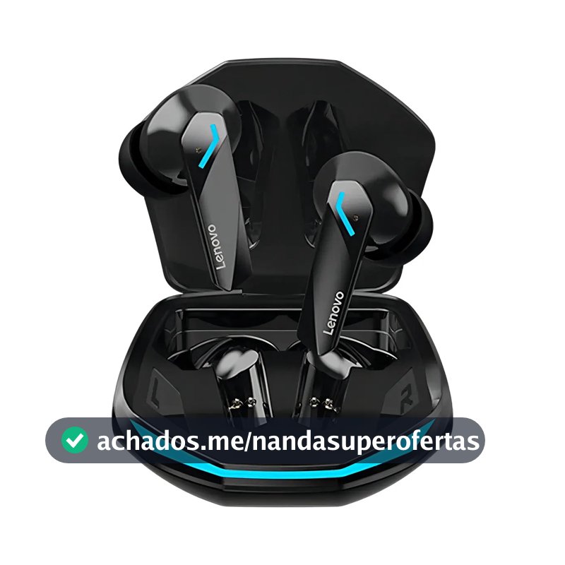 Auriculares Lenovo Thinkplus GM2 Pro Bluetooth 5.3 inalámbricos con micrófono cor preto
