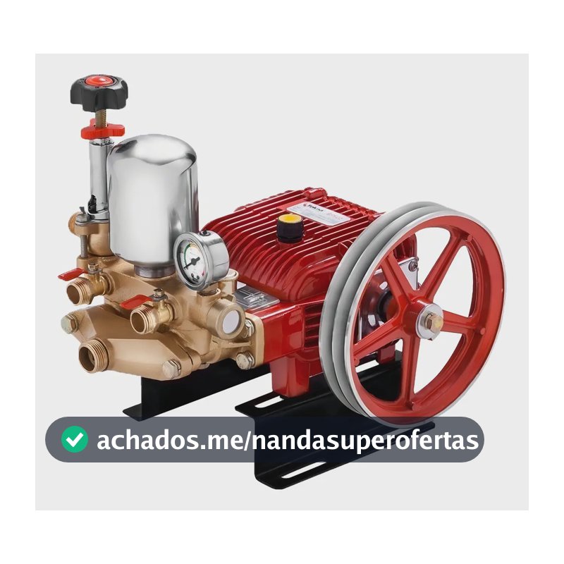 Bomba P/ Pulverização Pistão Bpf22 Vazão 14-22 L/min. Tekna Cor Vermelho 110V/220V