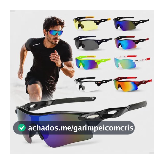 Óculos Corrida Ciclismo Esportivo Pesca Proteção Uv400 Pace