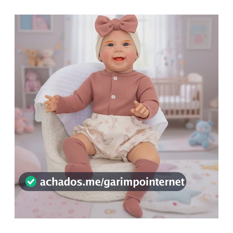 Bebê Boneca Reborn Menina Fofinha Corpinho Silicone Mayze